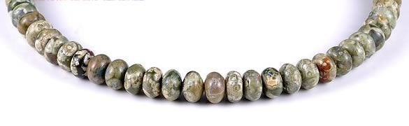 CRH10 different sizes roundel natural rhyolite beads Wholesale