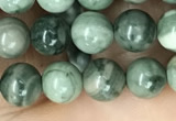 CRM201 15.5 inches 6mm round green mud jasper beads wholesale