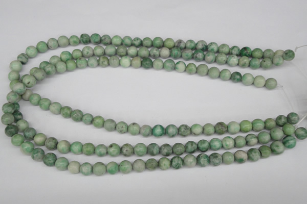 CRO109 15.5 inches 8mm round Qinghai jade beads wholesale
