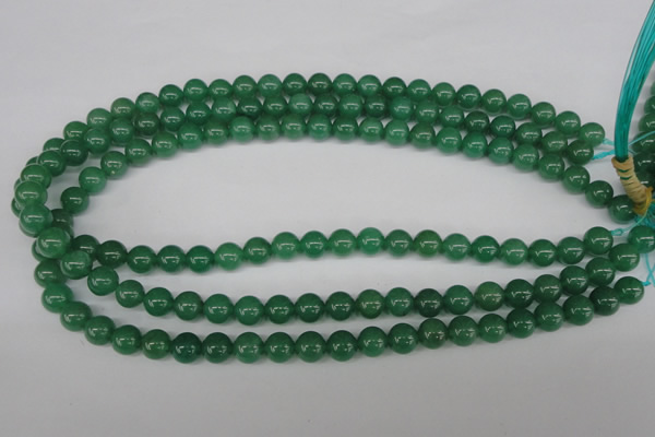 CRO113 15.5 inches 8mm round green aventurine beads wholesale