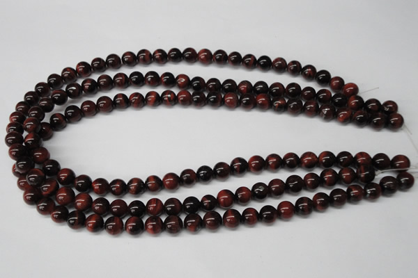 CRO116 15.5 inches 8mm round red tiger eye beads wholesale