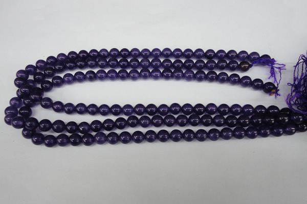 CRO148 15.5 inches 8mm round dyed amethyst beads wholesale