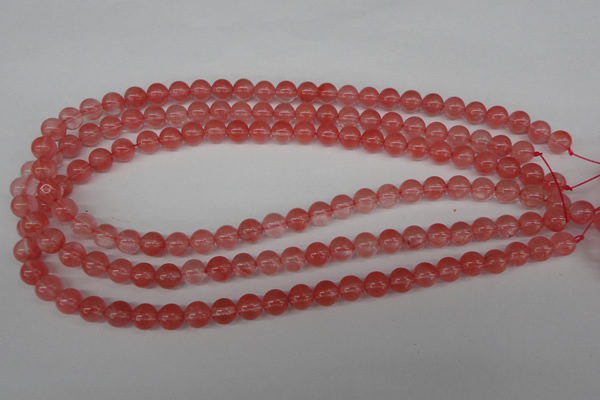 CRO157 15.5 inches 8mm round cherry quartz beads wholesale