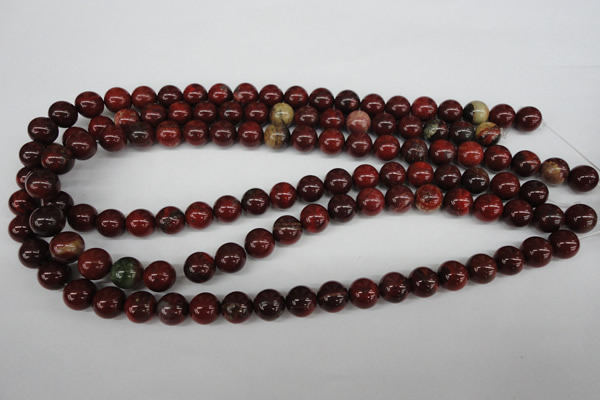 CRO186 15.5 inches 10mm round brecciated jasper  beads wholesale