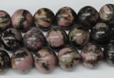 CRO225 15.5 inches 10mm round rhodonite gemstone beads wholesale