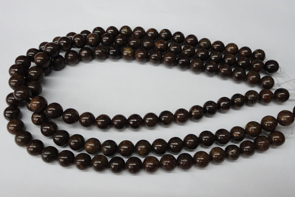 CRO230 15.5 inches 10mm round bronzite gemstone beads wholesale