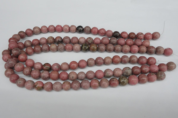 CRO238 15.5 inches 10mm round rhodochrosite gemstone beads wholesale