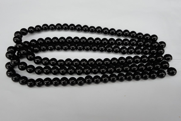 CRO247 15.5 inches 10mm round blackstone beads wholesale