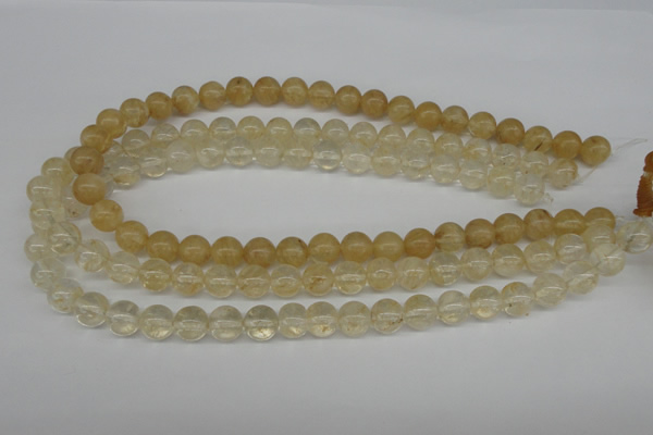 CRO255 15.5 inches 10mm round watermelon yellow beads wholesale