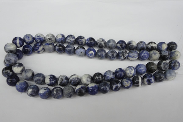 CRO358 15.5 inches 12mm round sodalite gemstone beads wholesale