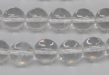 CRO396 15.5 inches 14mm round white crystal beads wholesale