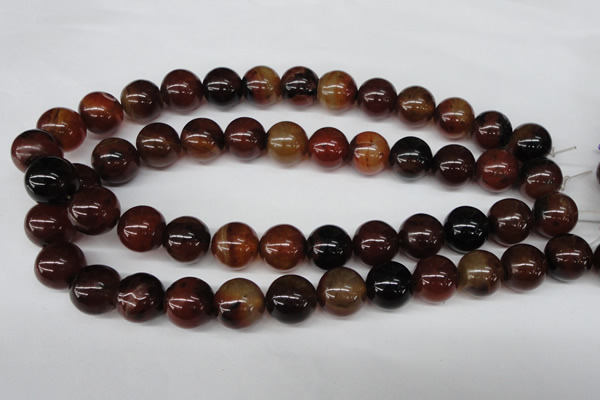 CRO436 15.5 inches 16mm round agate gemstone beads wholesale