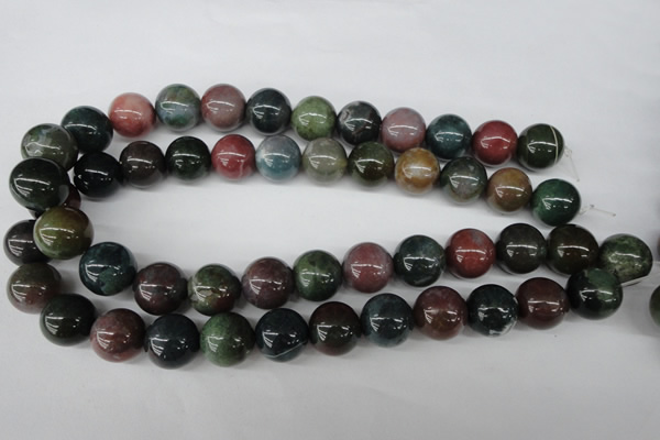 CRO438 15.5 inches 16mm round Indian agate beads wholesale