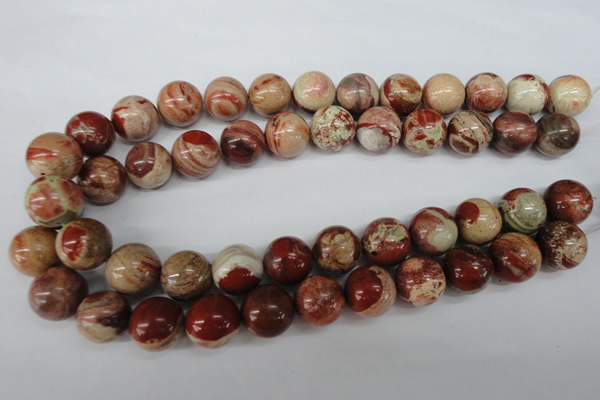 CRO449 15.5 inches 16mm round rainrow stone beads wholesale