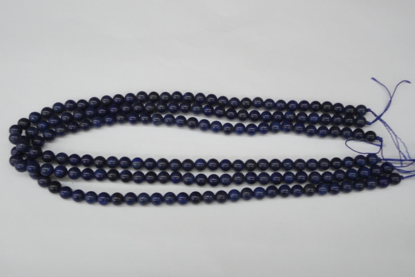 CRO46 15.5 inches 6mm round dyed lapis lazuli beads wholesale