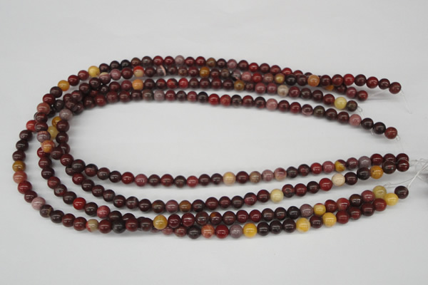 CRO49 15.5 inches 6mm round mookaite gemstone beads wholesale