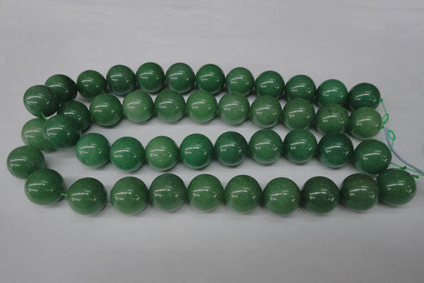CRO495 15.5 inches 18mm round green aventurine beads wholesale