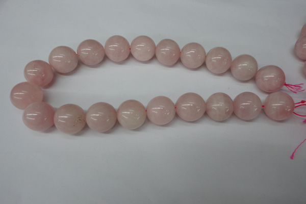 CRO545 15.5 inches 20mm round rose quartz beads wholesale