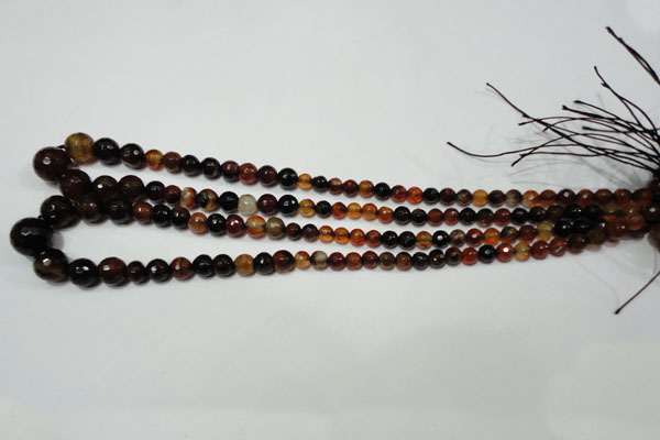 CRO701 15.5 inches 6mm – 14mm faceted round dream agate beads