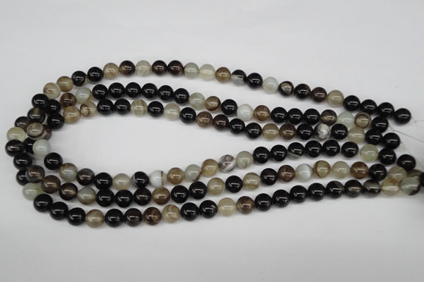 CRO85 15.5 inches 8mm round agate gemstone beads wholesale