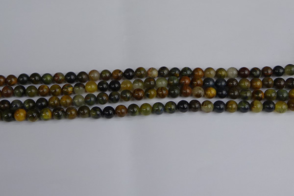 CRO900 15.5 inches 4mm round golden pietersite beads wholesale