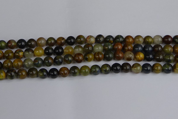 CRO903 15.5 inches 10mm round golden pietersite beads wholesale