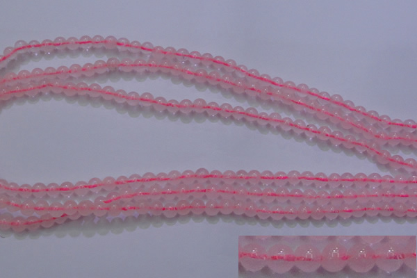 CRQ250 15.5 inches 4mm round rose quartz beads Wholesale