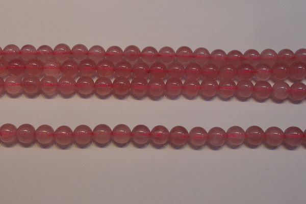 CRQ461 15.5 inche 6mm round AA grade Madagascar rose quartz beads