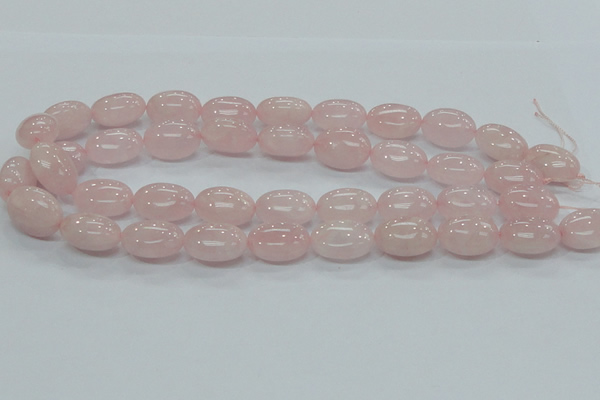 CRQ67 15.5 inches 15*20mm egg-shaped natural rose quartz beads