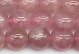 CRQ907 15 inches 10mm round Madagascar rose quartz beads