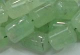 CRU134 15.5 inches 12*17mm column green rutilated quartz beads