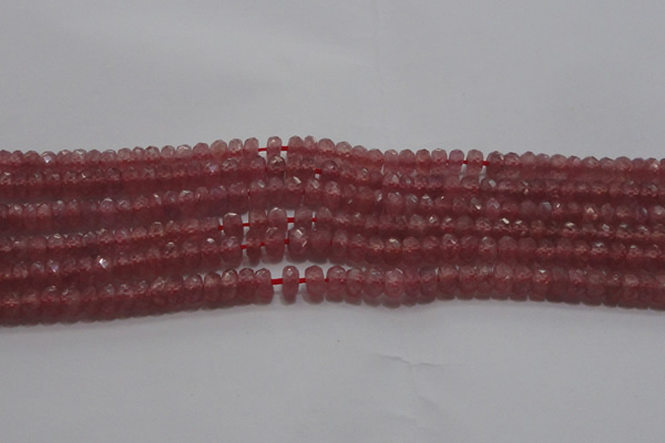CRZ1101 15.5 inches 3*5mm faceted rondelle AAA+ grade ruby beads