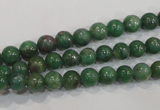 CRZ601 15.5 inches 6mm round New ruby zoisite gemstone beads