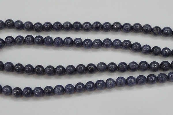 CRZ823 15.5 inches 8mm round natural sapphire gemstone beads