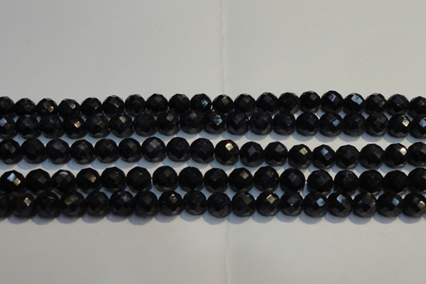 CRZ969 15.5 inches 6mm – 6.5mm faceted round AA grade sapphire beads