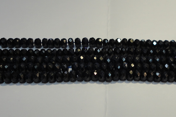 CRZ985 15.5 inches 5*7mm faceted rondelle AA grade sapphire beads