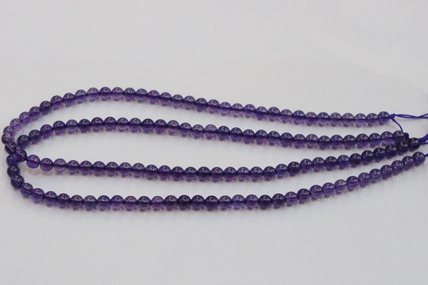 CSA03 15.5 inches 6mm round synthetic amethyst beads wholesale
