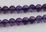 CSA04 15.5 inches 8mm round synthetic amethyst beads wholesale