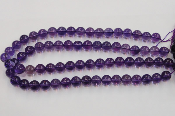 CSA06 15.5 inches 12mm round synthetic amethyst beads wholesale
