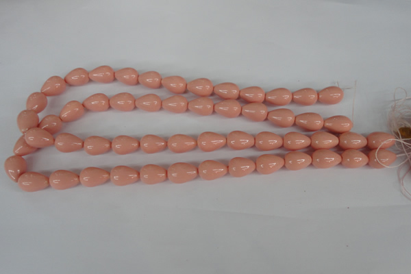 CSB106 15.5 inches 10*14mm teardrop shell pearl beads wholesale