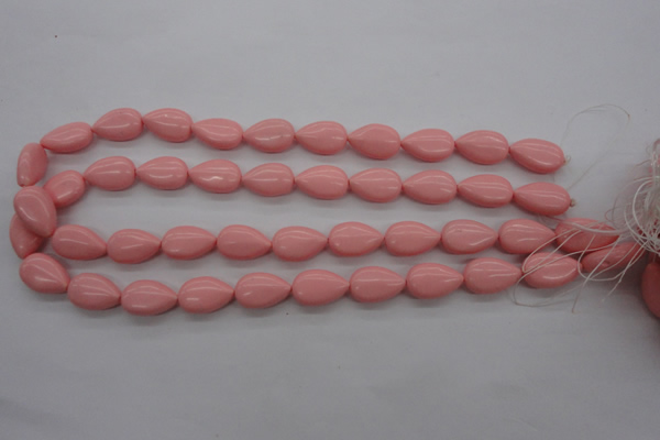 CSB1161 15.5 inches 12*18mm flat teardrop shell pearl beads