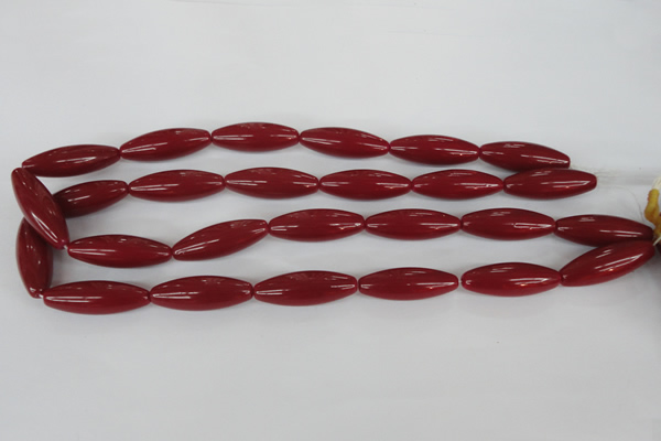 CSB121 15.5 inches 10*30mm rice shell pearl beads wholesale
