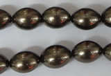 CSB123 15.5 inches 12*15mm rice shell pearl beads wholesale