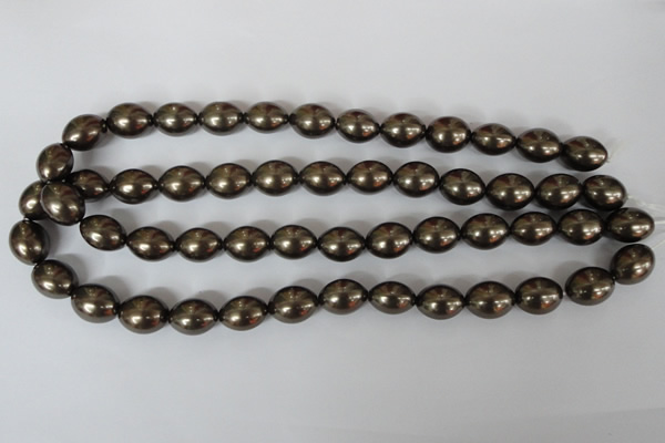CSB123 15.5 inches 12*15mm rice shell pearl beads wholesale