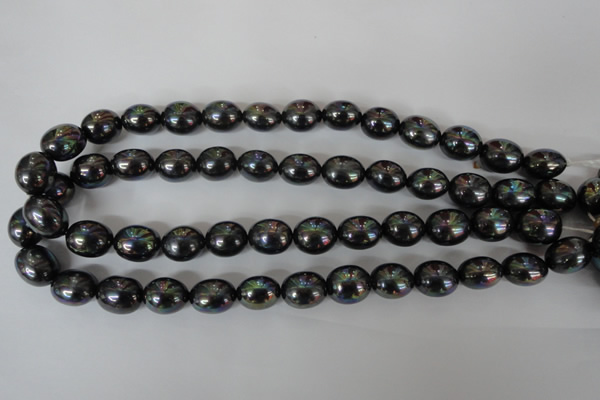 CSB124 15.5 inches 12*15mm rice shell pearl beads wholesale
