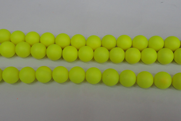 CSB1318 15.5 inches 10mm matte round shell pearl beads wholesale