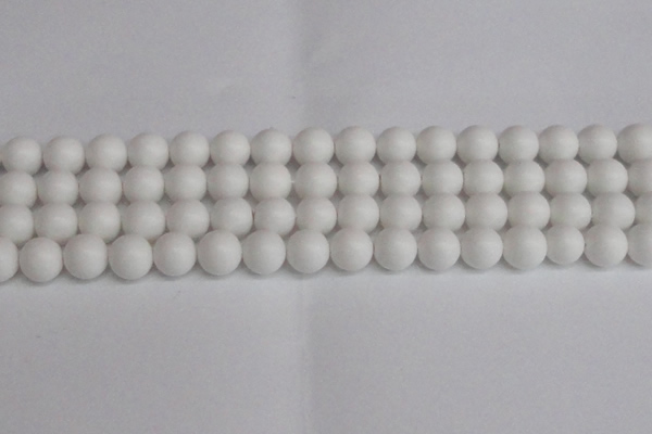 CSB1354 15.5 inches 12mm matte round shell pearl beads wholesale