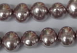 CSB140 15.5 inches 12*15mm – 13*16mm oval shell pearl beads