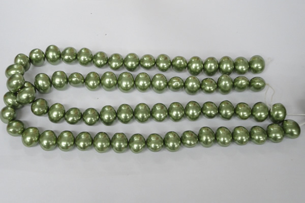 CSB145 15.5 inches 12*15mm – 13*16mm oval shell pearl beads