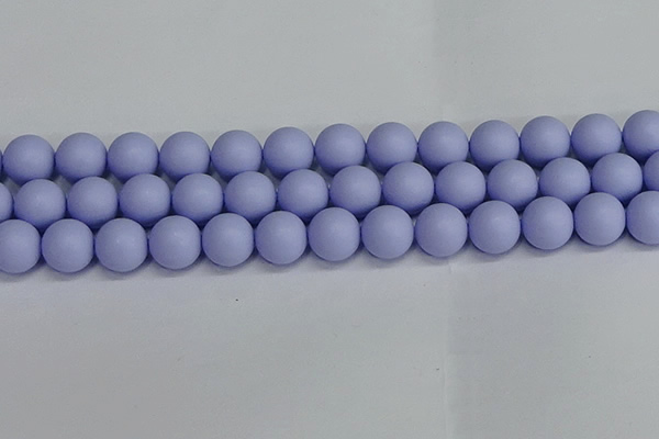 CSB1705 15.5 inches 14mm round matte shell pearl beads wholesale